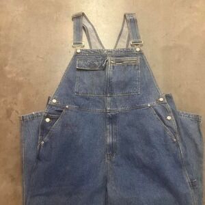 Vintage faded glory‎ men's blue overalls carpenter workwear fade xl